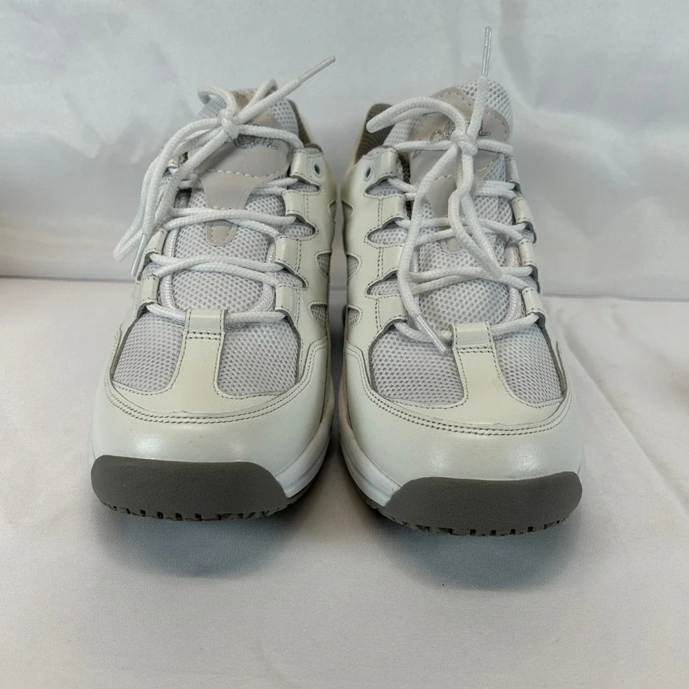 Z-Coil Freedom Classic-SR White Grey Spring Orthopedic Shoes Womens 10
